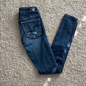 American eagle super stretch skinny jeans.